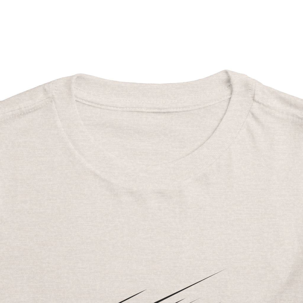 Toddler Tee — "Football Says Shoot" Kids Football Short Sleeve Shirt