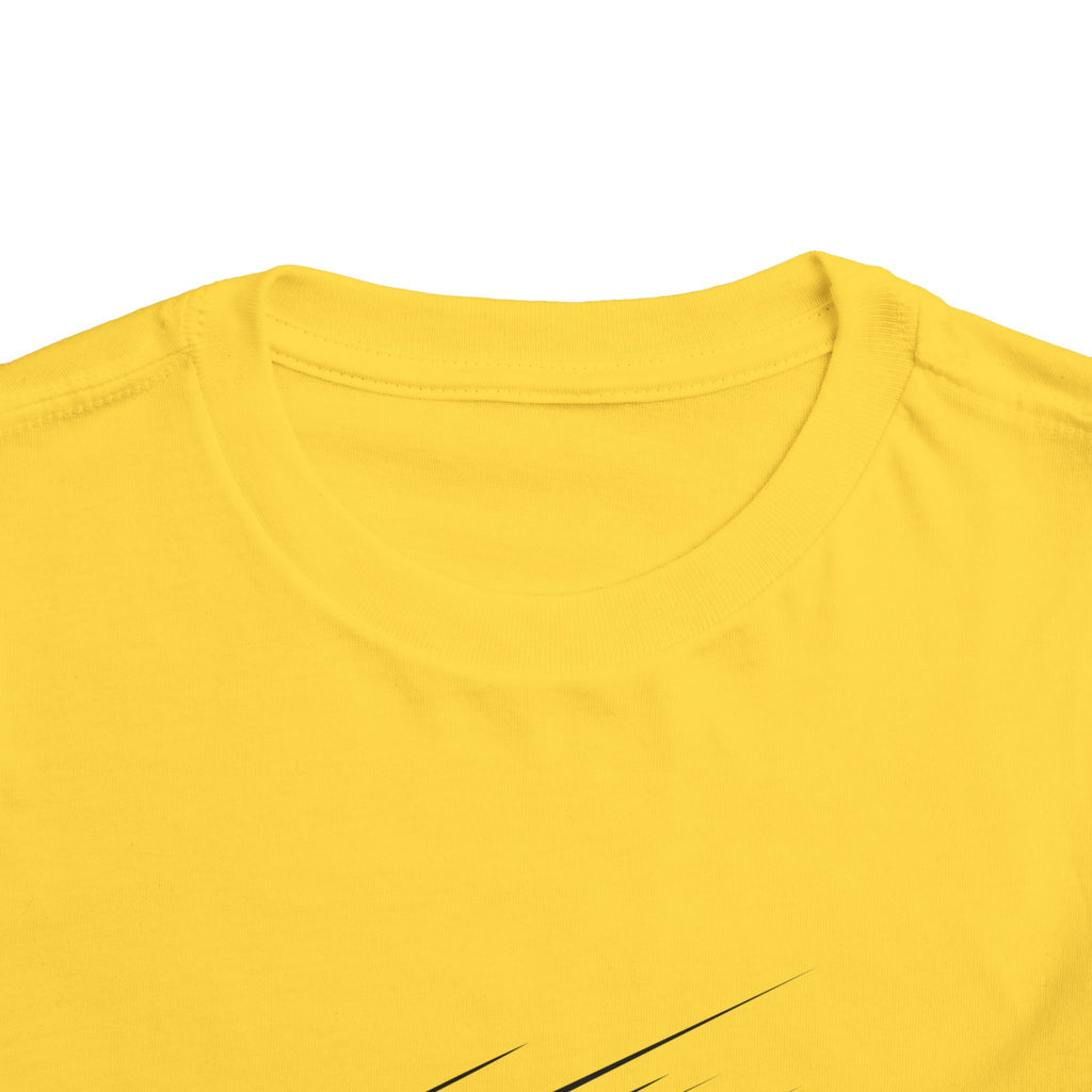 Toddler Tee — "Football Says Shoot" Kids Football Short Sleeve Shirt