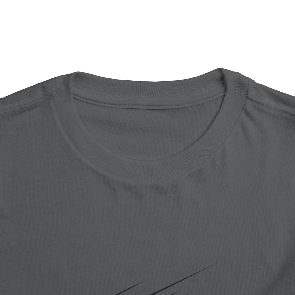 Toddler Tee — "Football Says Shoot" Kids Football Short Sleeve Shirt