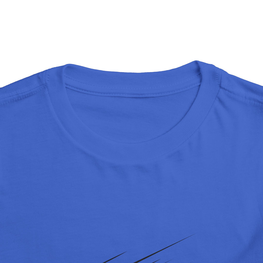 Toddler Tee — "Football Says Shoot" Kids Football Short Sleeve Shirt