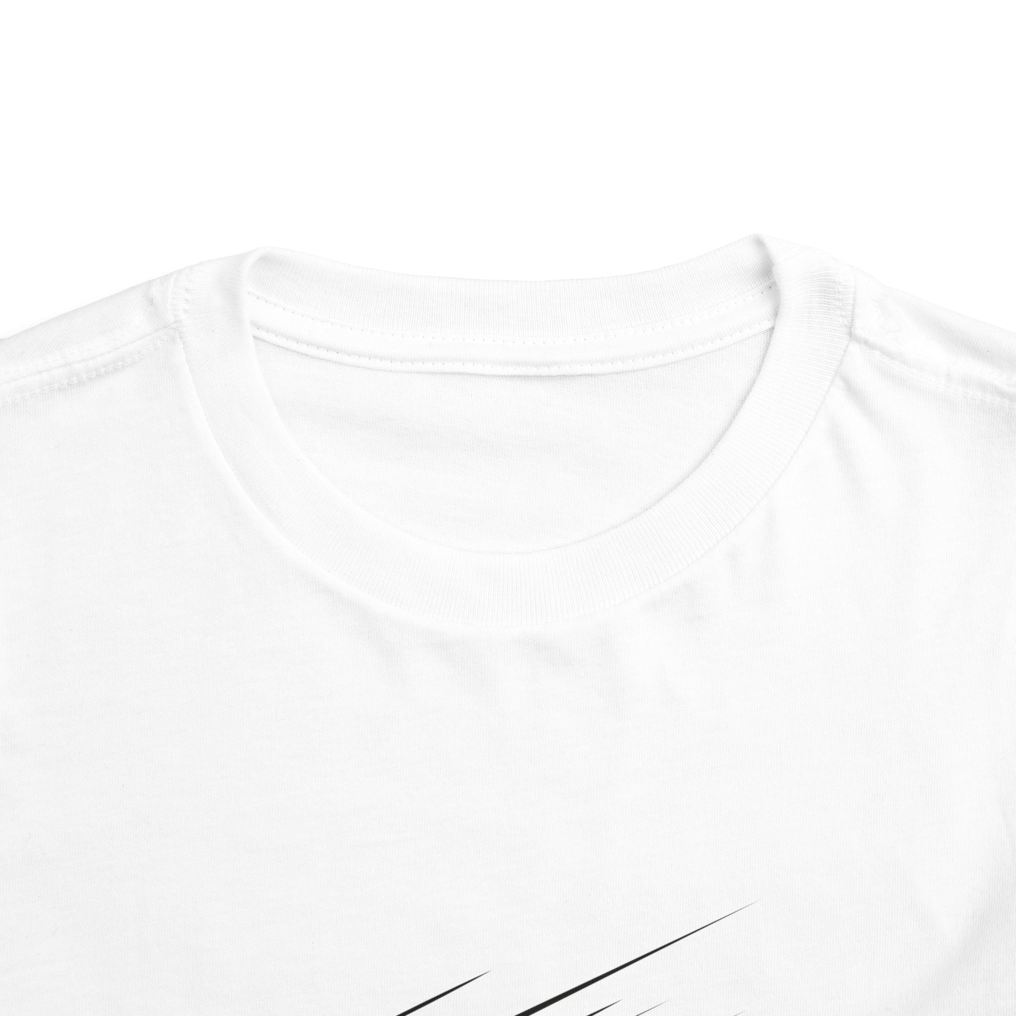 Toddler Tee — "Football Says Shoot" Kids Football Short Sleeve Shirt