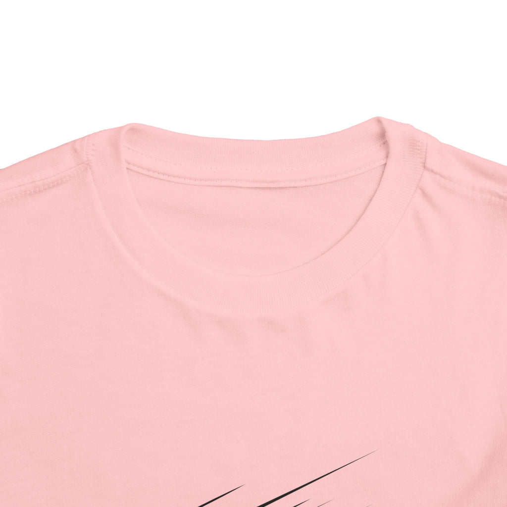 Toddler Tee — "Football Says Shoot" Kids Football Short Sleeve Shirt