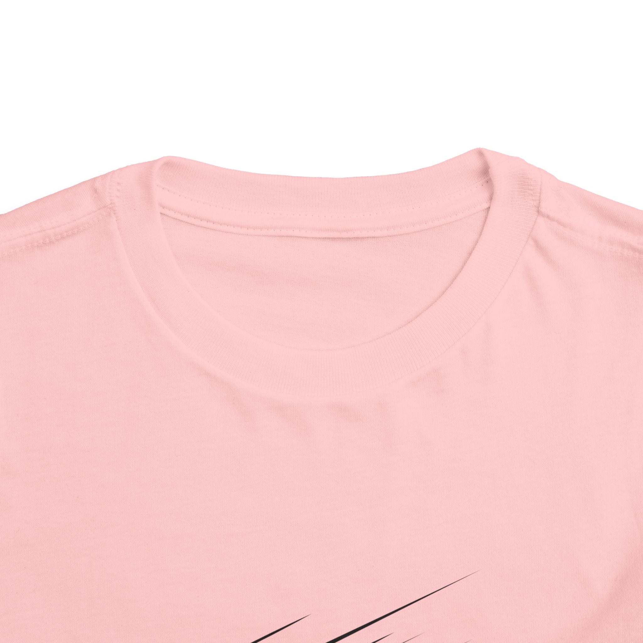 Toddler Tee — "Football Says Shoot" Kids Football Short Sleeve Shirt