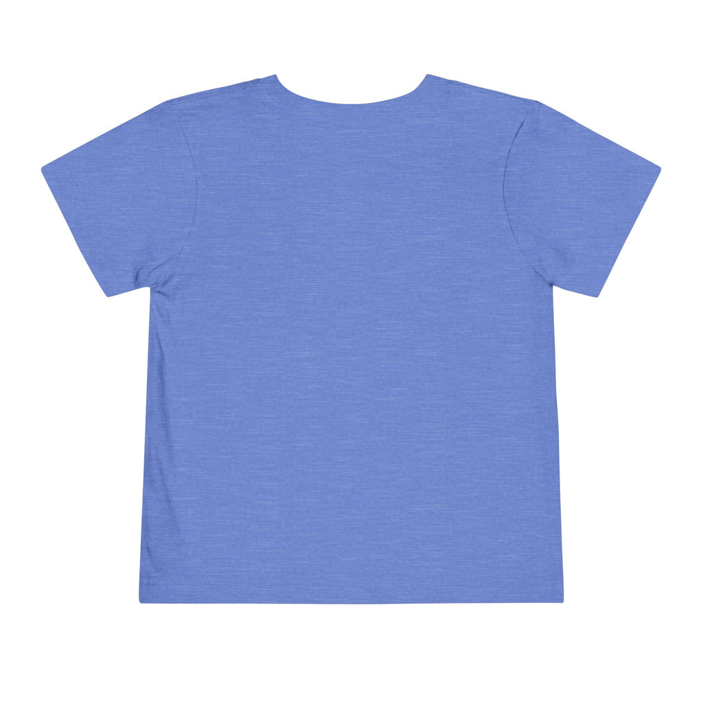 Toddler Tee — "Football Says Shoot" Kids Football Short Sleeve Shirt