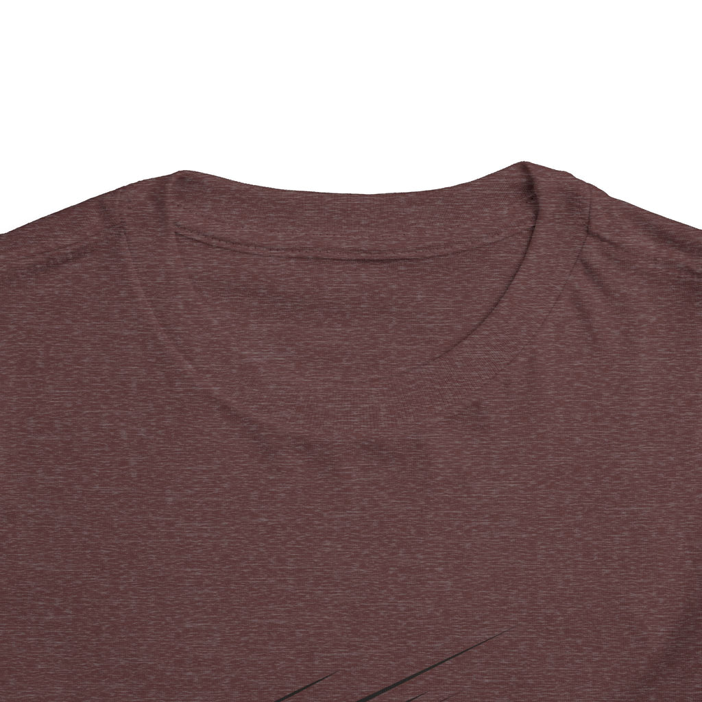 Toddler Tee — "Football Says Shoot" Kids Football Short Sleeve Shirt