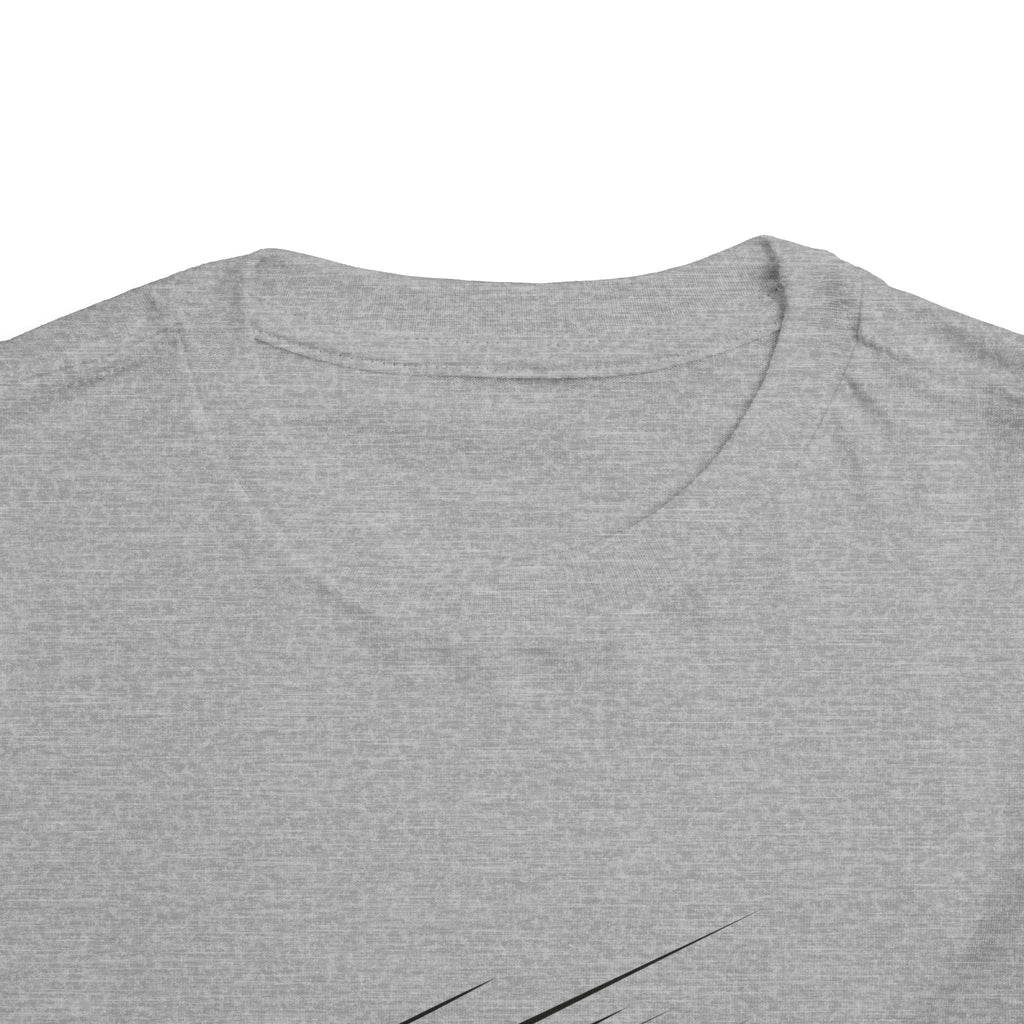 Toddler Tee — "Football Says Shoot" Kids Football Short Sleeve Shirt