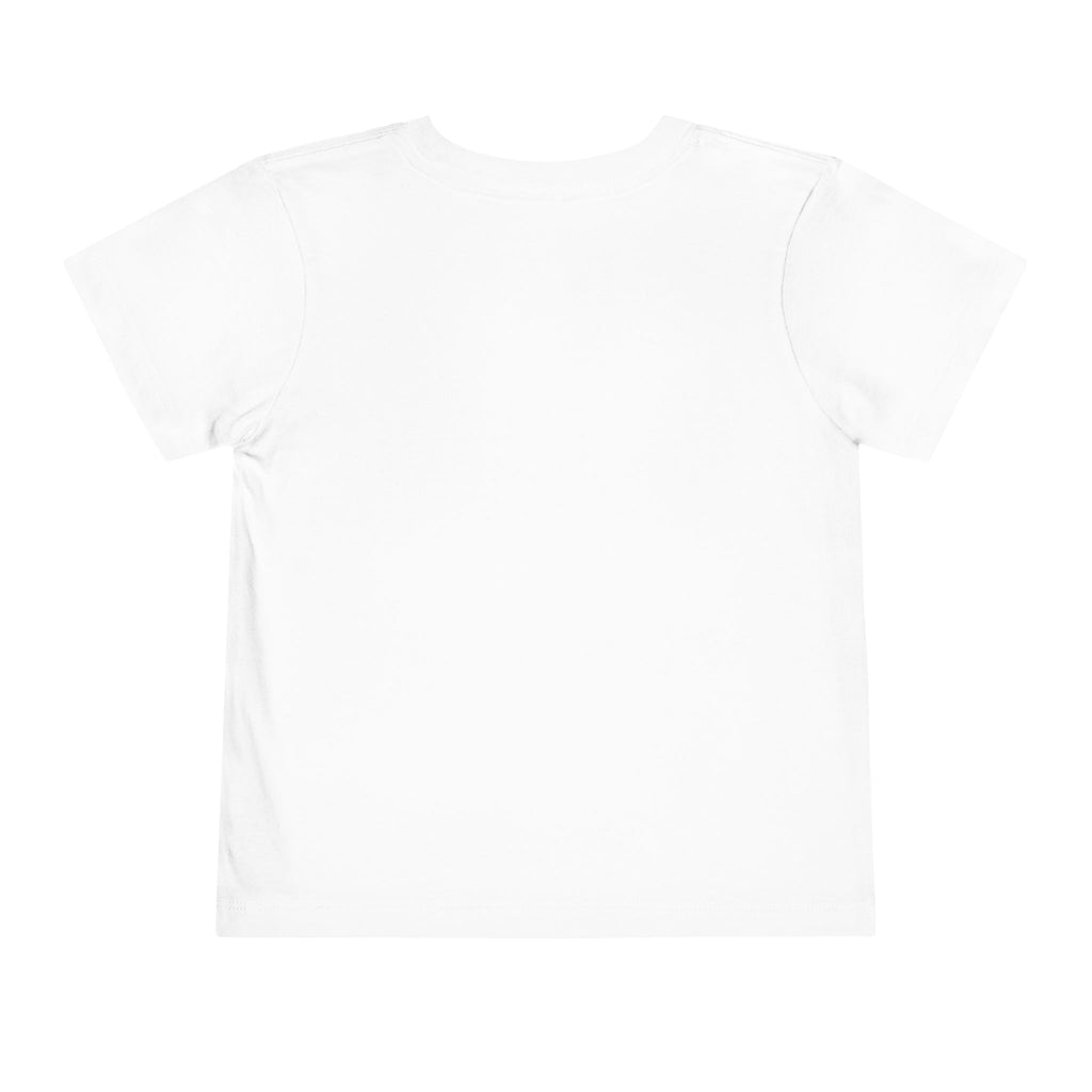 Toddler Tee — "Football Says Shoot" Kids Football Short Sleeve Shirt