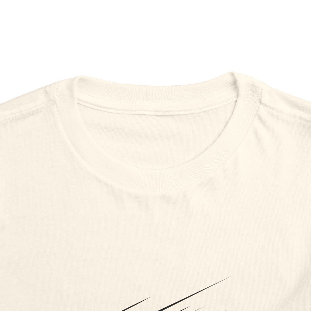 Toddler Tee — "Football Says Shoot" Kids Football Short Sleeve Shirt