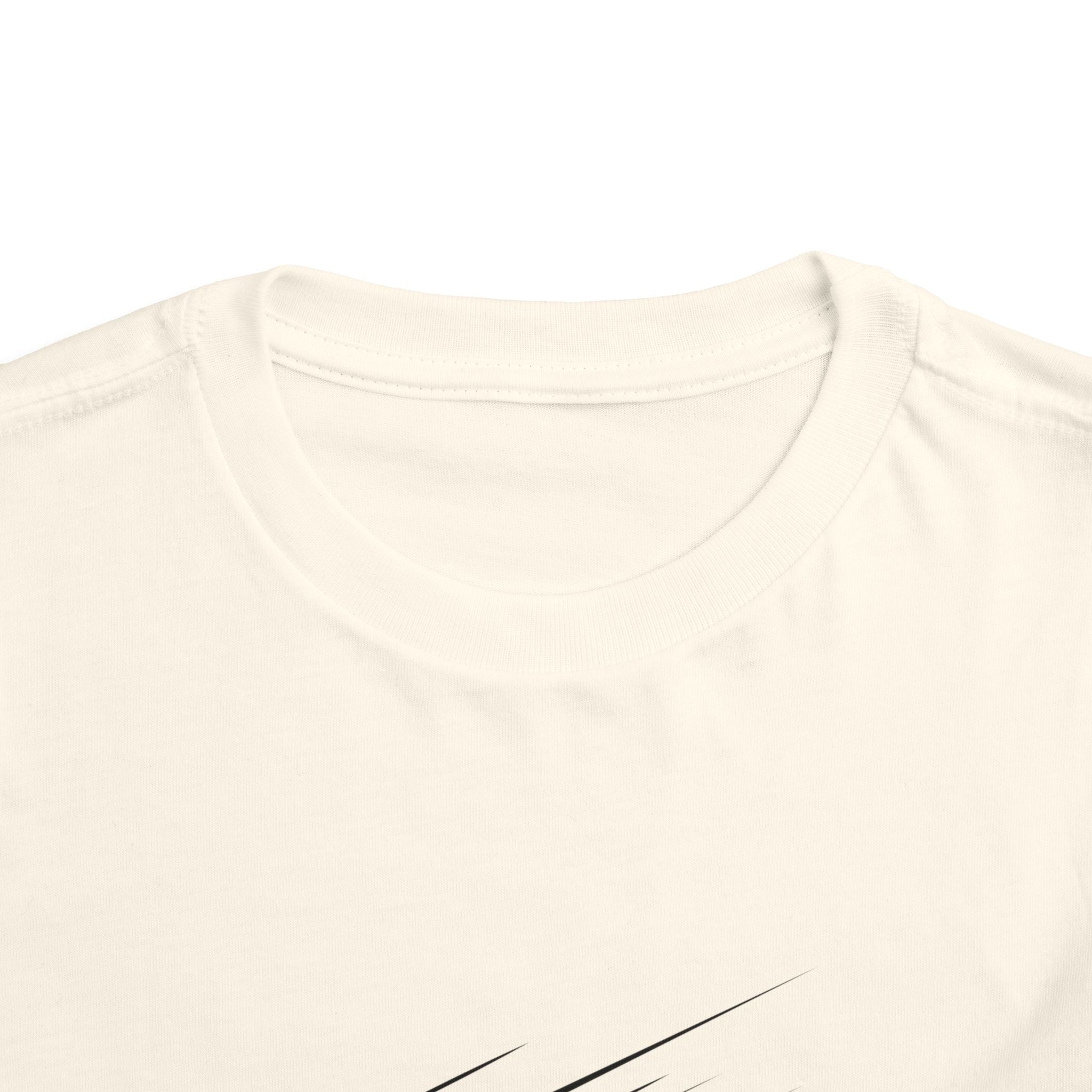 Toddler Tee — "Football Says Shoot" Kids Football Short Sleeve Shirt