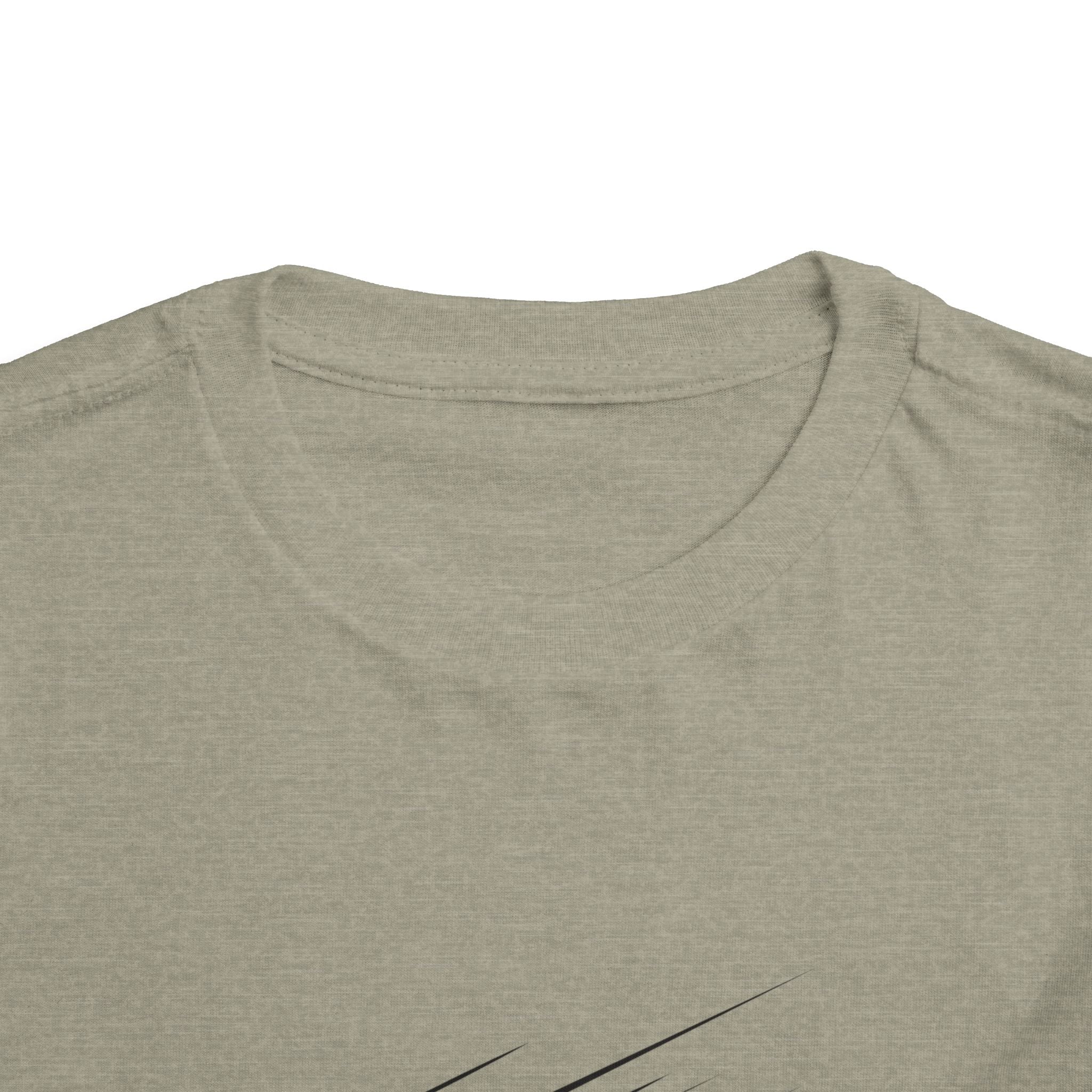 Toddler Tee — "Football Says Shoot" Kids Football Short Sleeve Shirt