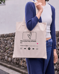 Now Playing Canvas Tote Bag | Gift for Music Lovers