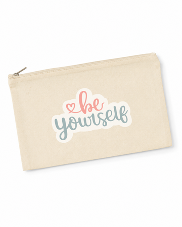 Premium Canvas Zipper Pouch | 8x5 Inch Multi-Purpose Cosmetic, Pencil & Travel Organizer