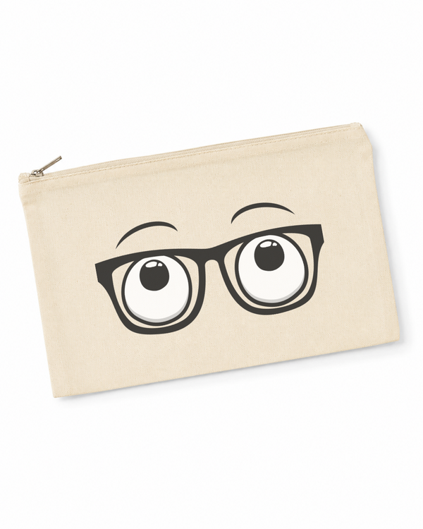 Premium Canvas Zipper Pouch | 8x5 Inch Multi-Purpose Cosmetic, Pencil & Travel Organizer