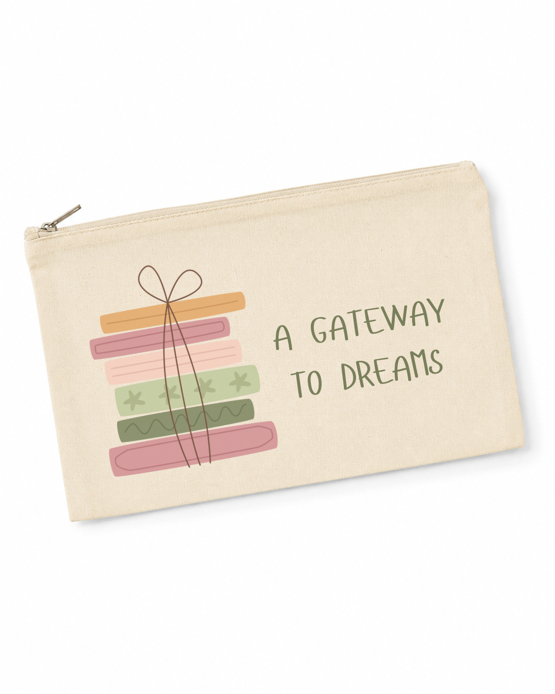 Premium Canvas Zipper Pouch | 8x5 Inch Multi-Purpose Cosmetic, Pencil & Travel Organizer