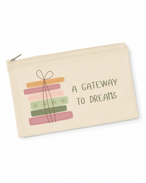 Premium Canvas Zipper Pouch | 8x5 Inch Multi-Purpose Cosmetic, Pencil & Travel Organizer